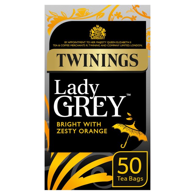 Twinings Lady Grey Tea, 50 Tea Bags
