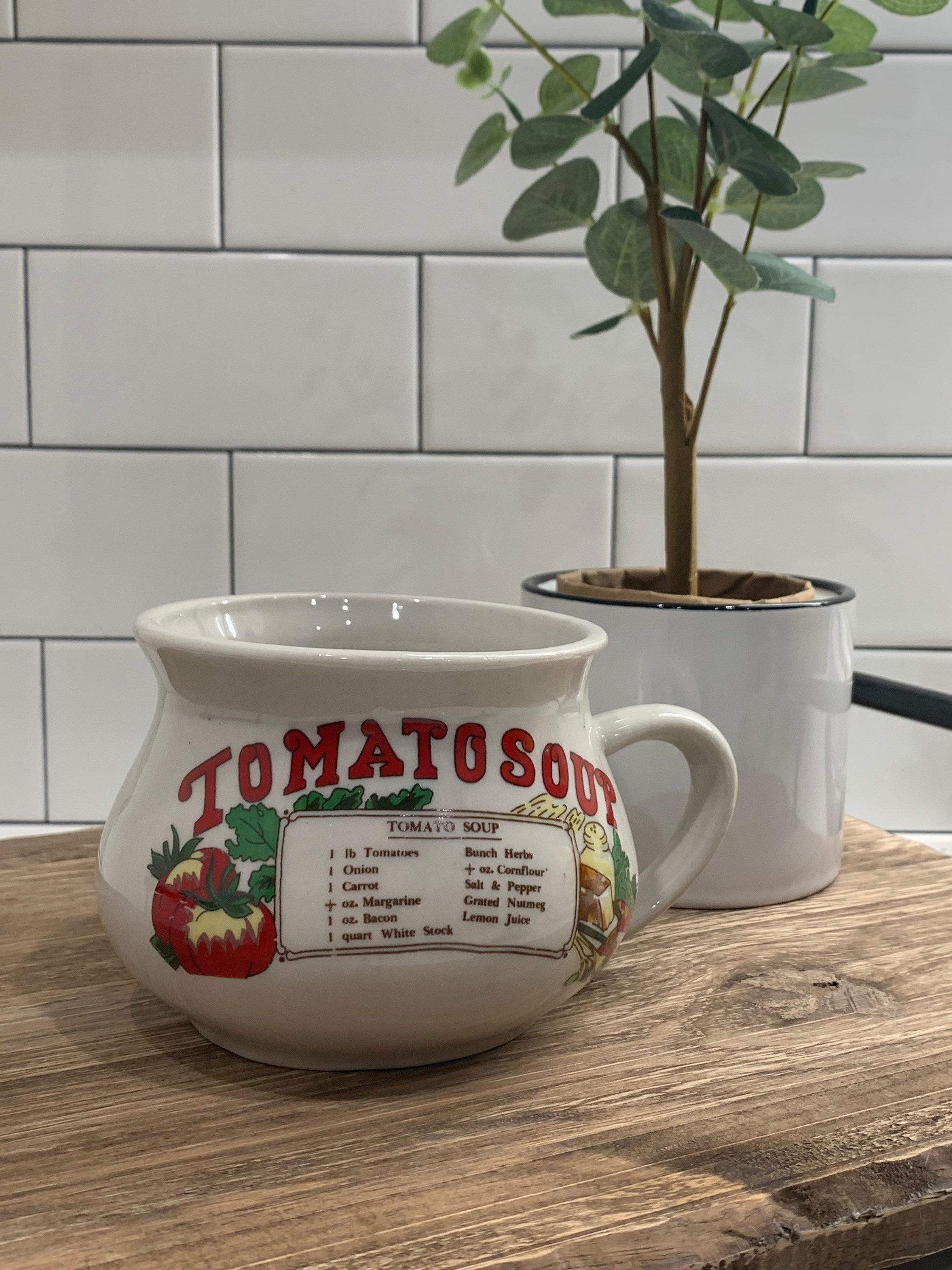 Vintage Tomato Soup Recipe Mug
