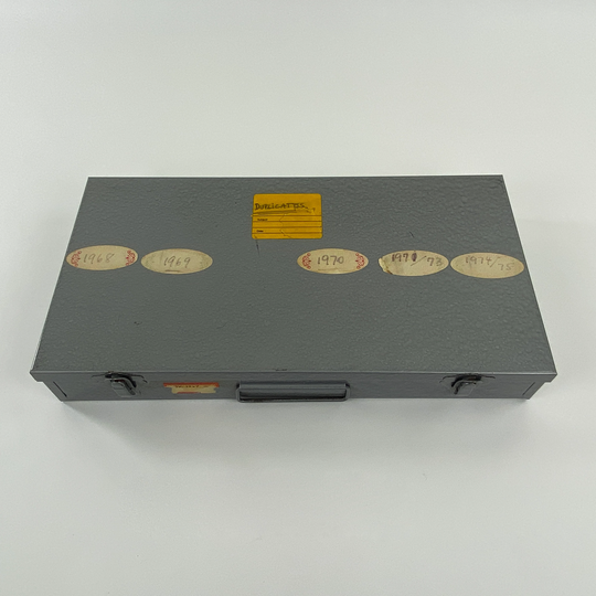 Buy Atco Metal 35mm Slide Storage Box, Stamp Organizer, Coin Storage ...