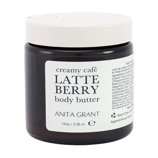Anita Grant Creamy Café Latte Berry Body Butter, 100 g