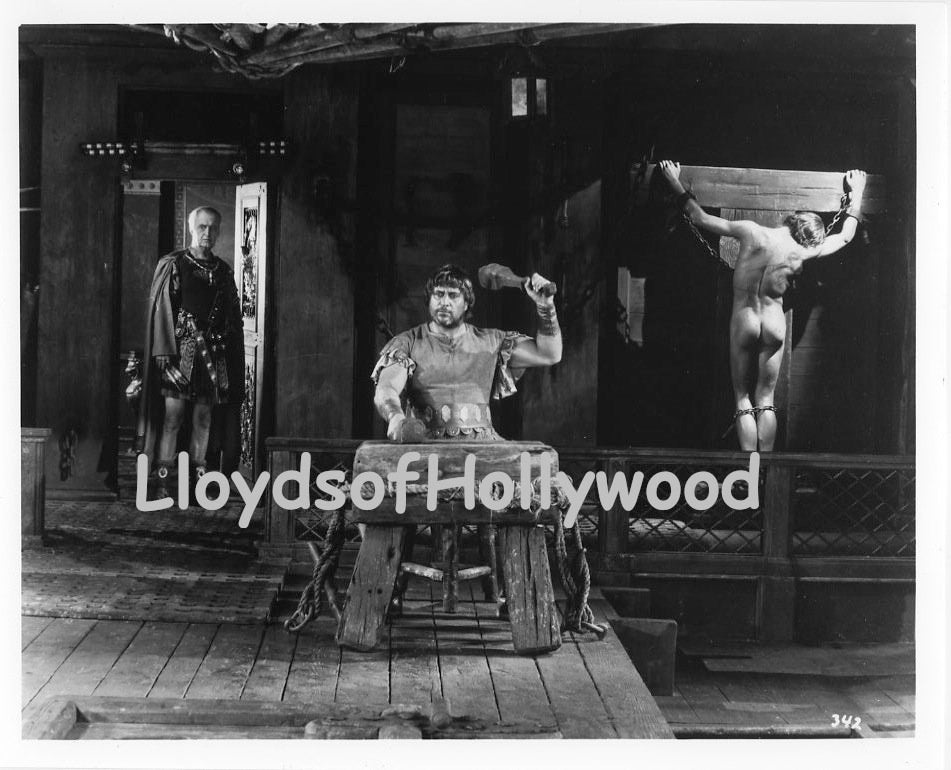 Ramon Novarro Silent Film Star Ben Hur Scene Beefcake Photograph 1925