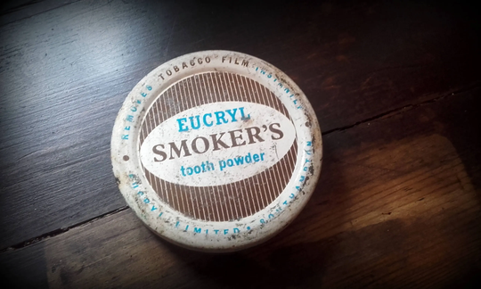 Buy Vintage Rustic 50's Eucryl Smoker's Tooth Powder Tin Online