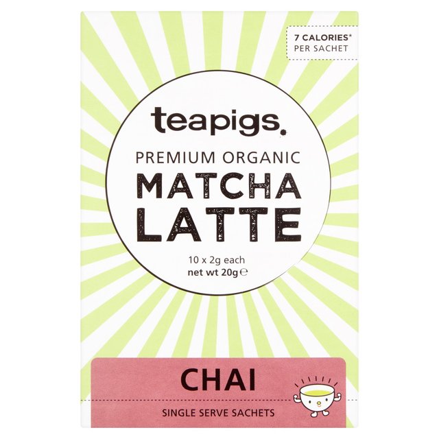Teapigs Premium Matcha Chai Latte Sachets