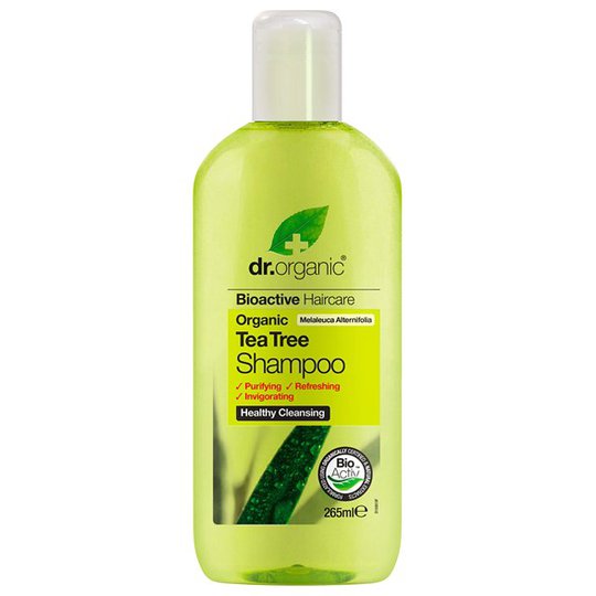 Dr. Organic Tea Tree Shampoo, 265 ml