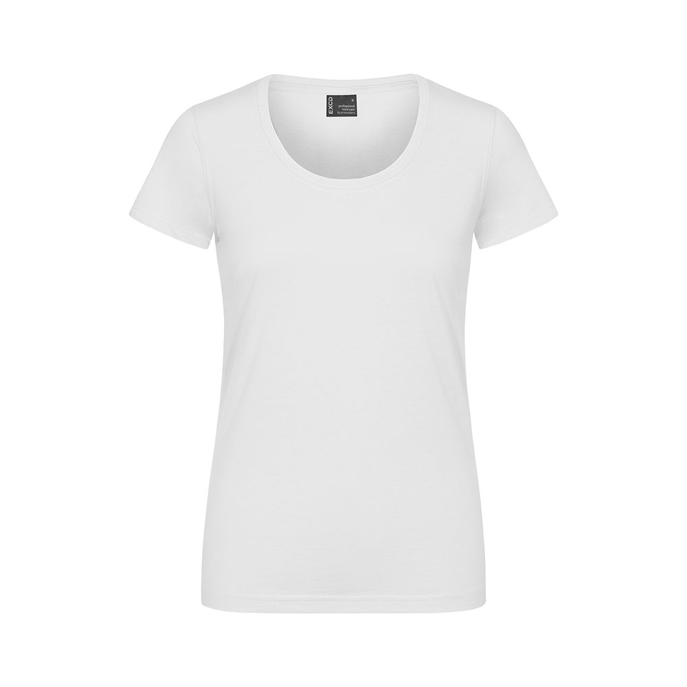 EXCD T-Shirt Plus Size Damen, Weiß, XXXL