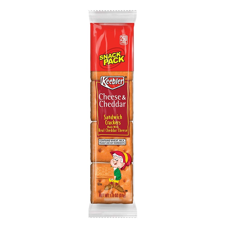 Keebler Cheese & Cheddar Sandwich Crackers 51g