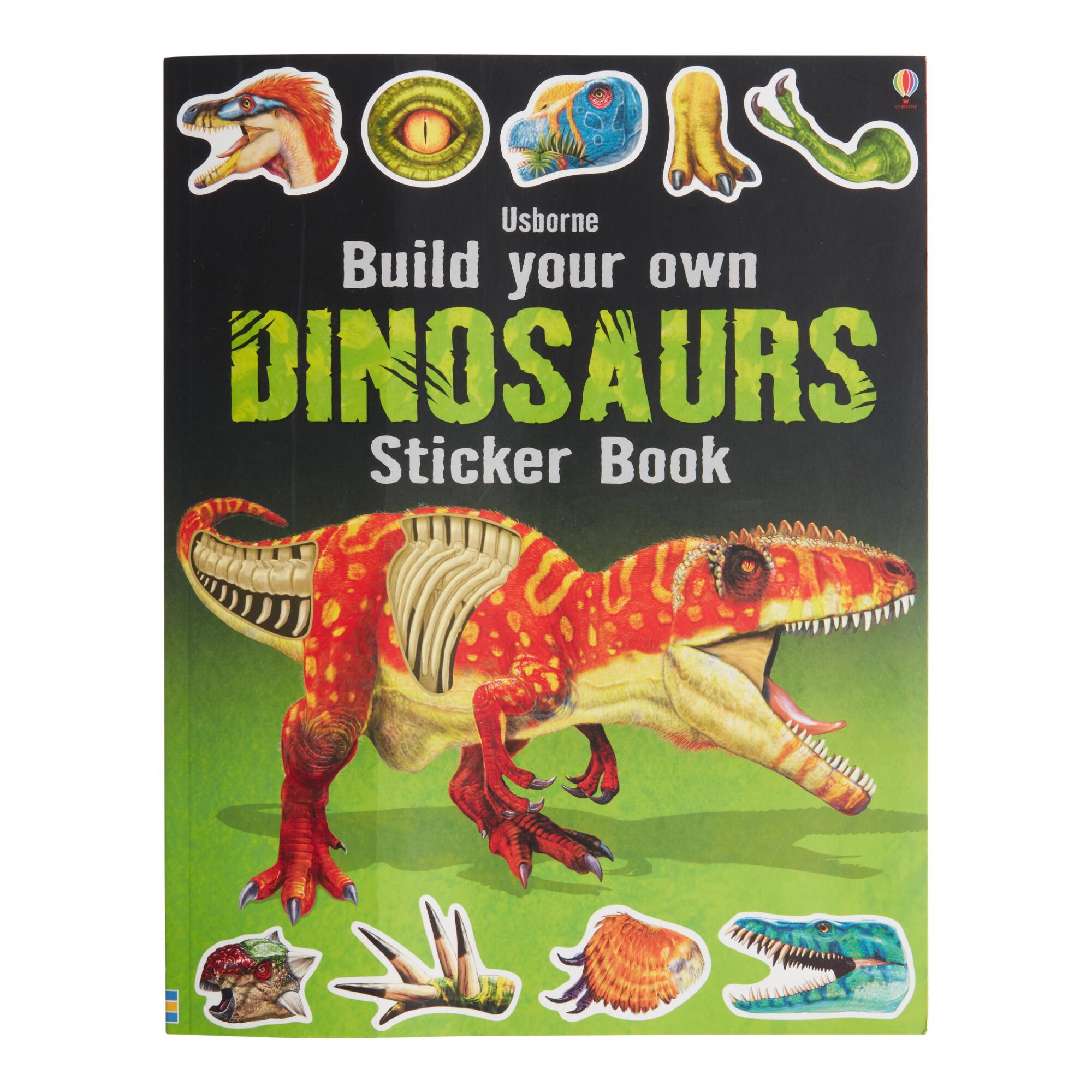 Usborne Build Your Own Dinosaur Sticker Book: Multi - Paper by World Market
