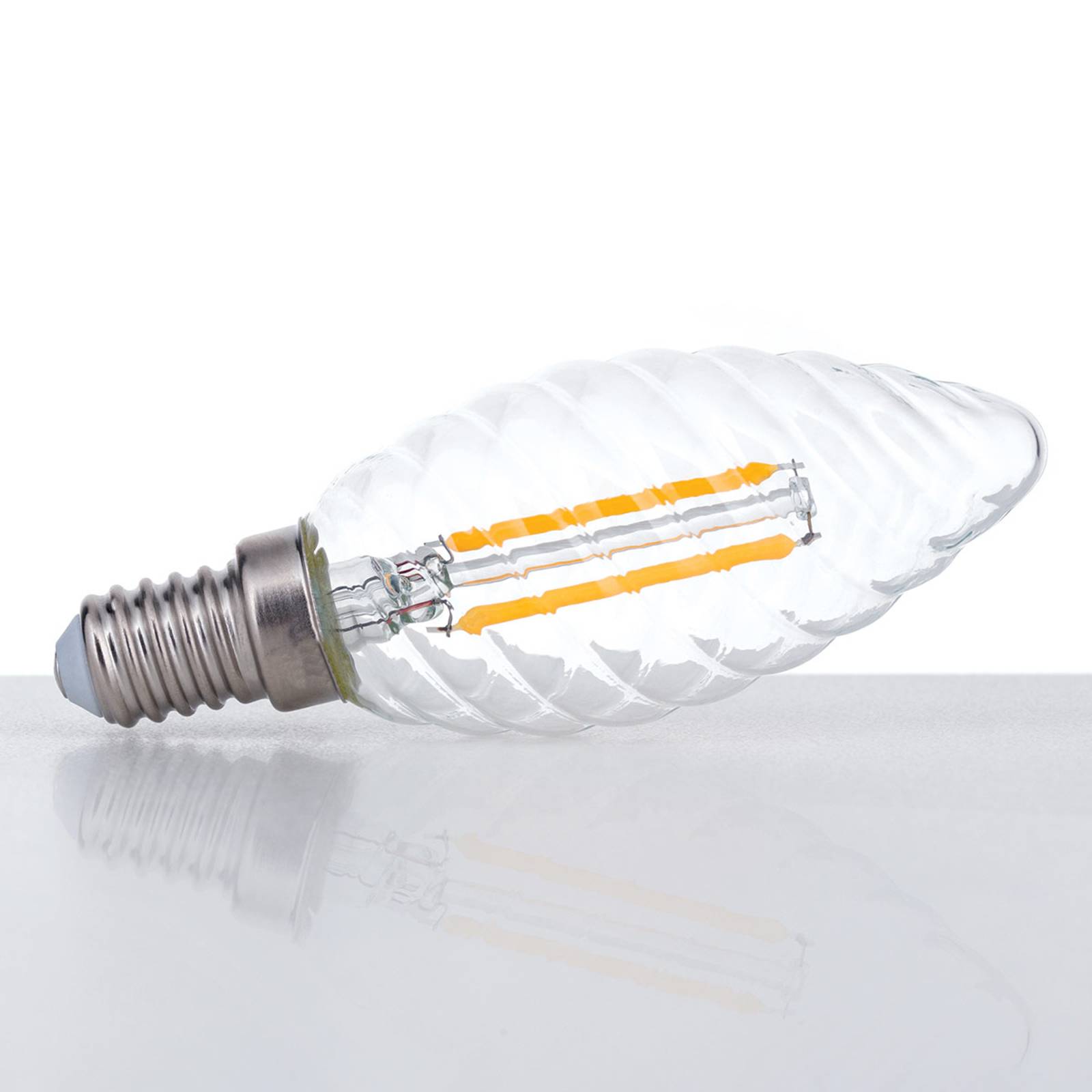 LED-kynttilälamppu E14 3W lämmin valkoinen