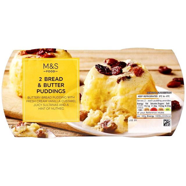 M&S Bread & Butter Puddings
