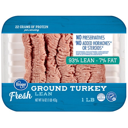 Kroger Fresh Ground Turkey 93% Lean - 16.0 oz