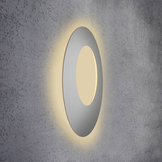 Escale Blade Open -LED-seinävalaisin hopea Ø 79 cm