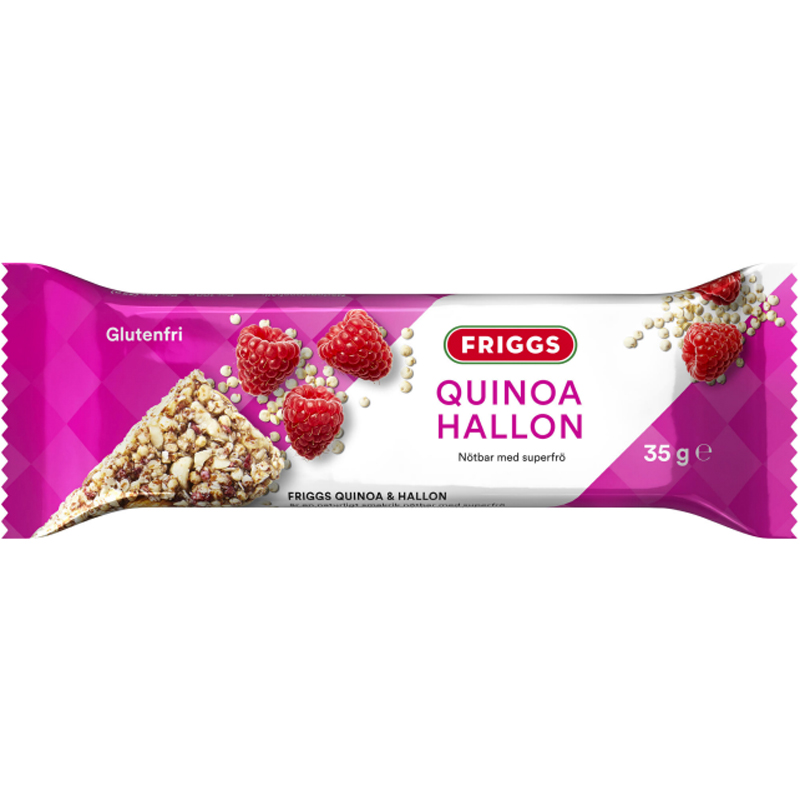 Nötbar Quinoa & Hallon 35g - 76% rabatt