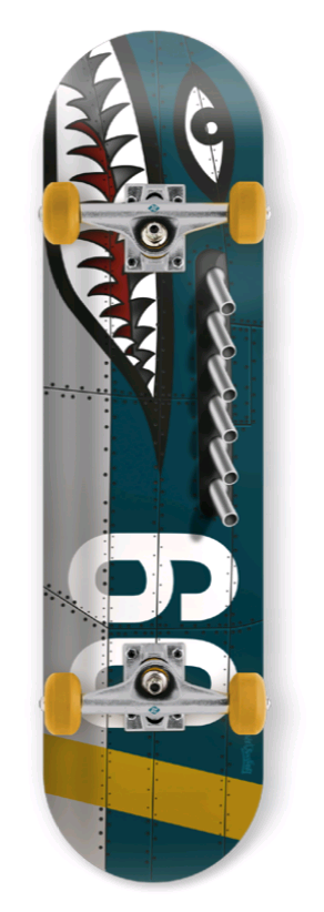 Streetsurfing - Skateboard - Shark Fire (10-03-011-4)