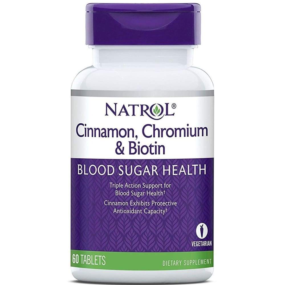 Cinnamon, Chromium & Biotin - 60 tablets