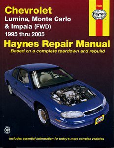 Haynes Reparationshandbok, Chevrolet Monte Carlo, Impala FWD, Universal