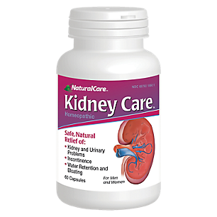 Kidney Care - Natural Relief for Kidney & Urinary Problems, Incontinence, Water Retention & Bloating (60 Capsules)