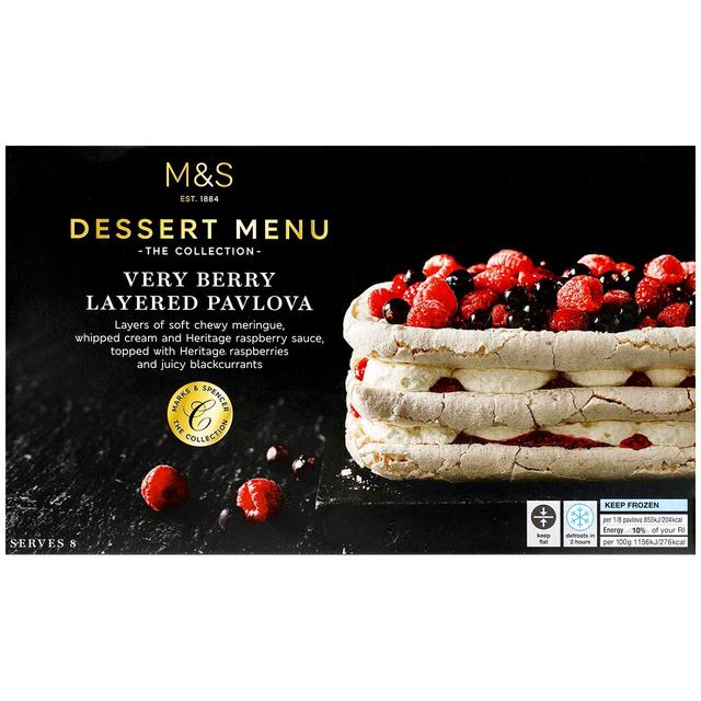 M&S Collection Very Berry Layered Pavlova Frozen
