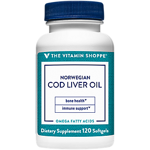 Norwegian Cod Liver Oil - Natural Source of Vitamins A & D (120 Softgels)