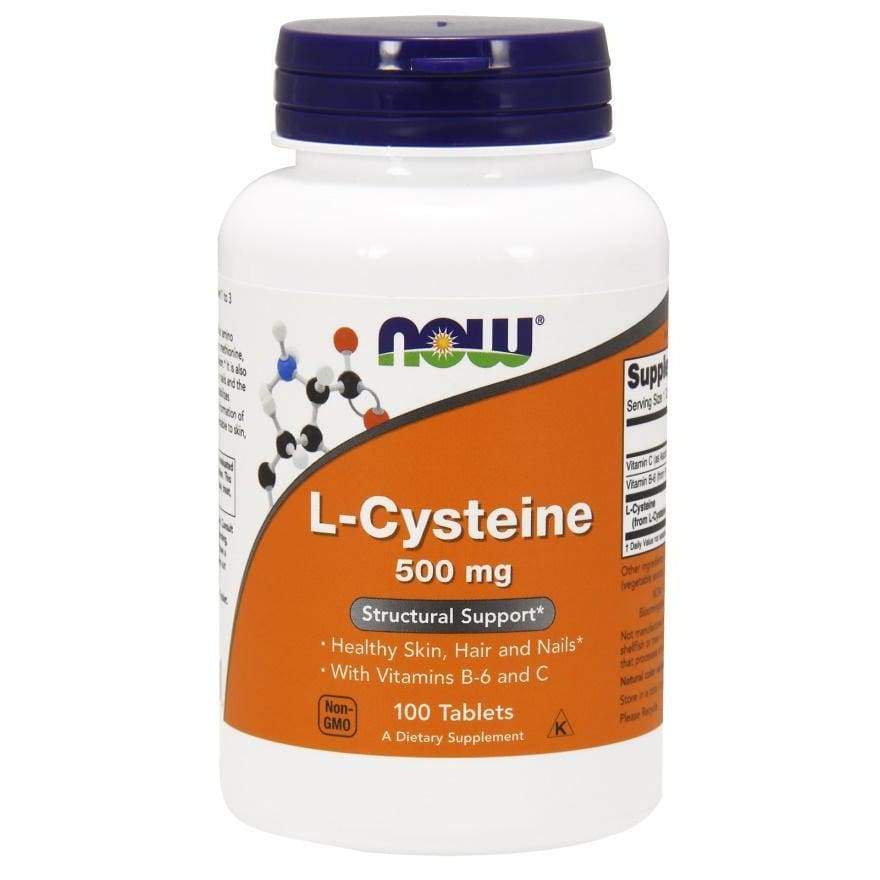 L-Cysteine, 500mg - 100 tablets