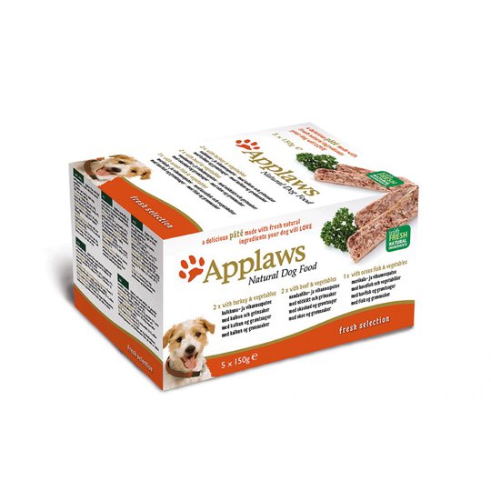 Applaws Dog Turkey, Beef & Fish Multipack Loaf