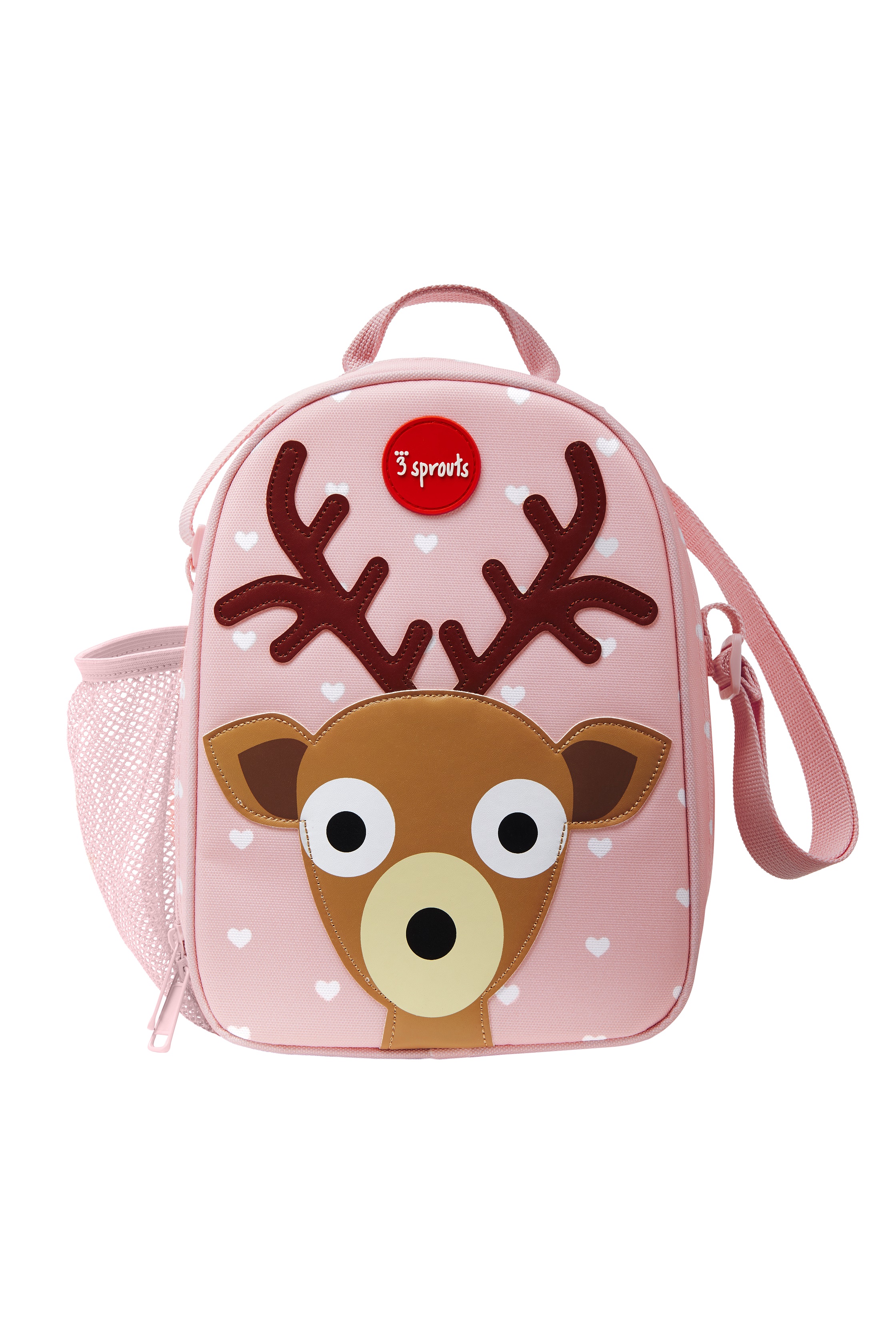 3 Sprouts - Lunch Bag - Pink Deer