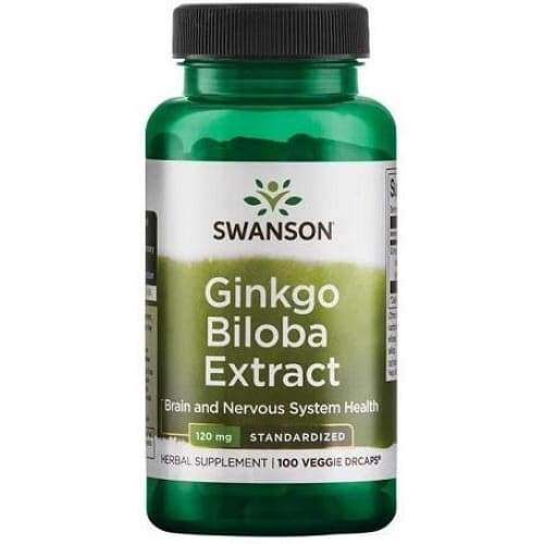 Ginkgo Biloba Extract, 120mg - 100 vcaps