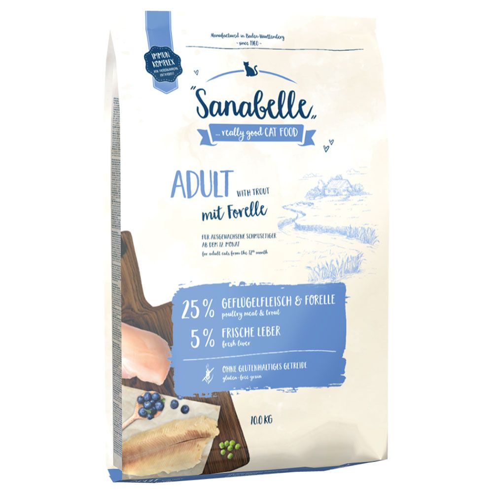 Sanabelle Adult with Trout - Economy Pack: 2 x 10kg