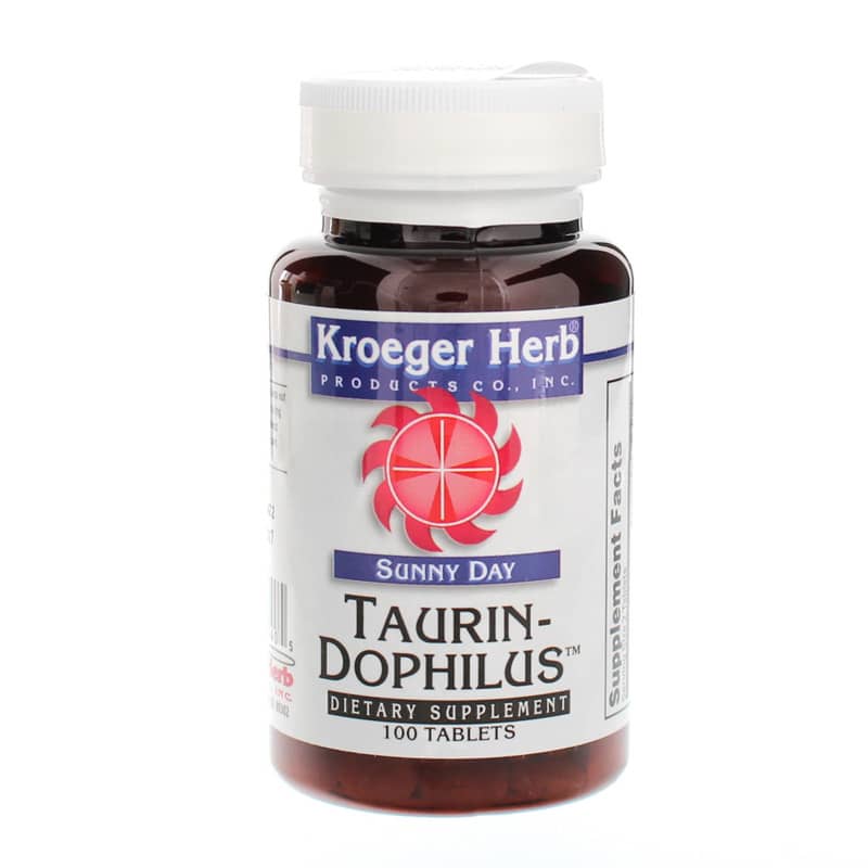 Kroeger Herb Taurin-Dophilus 100 Tablets