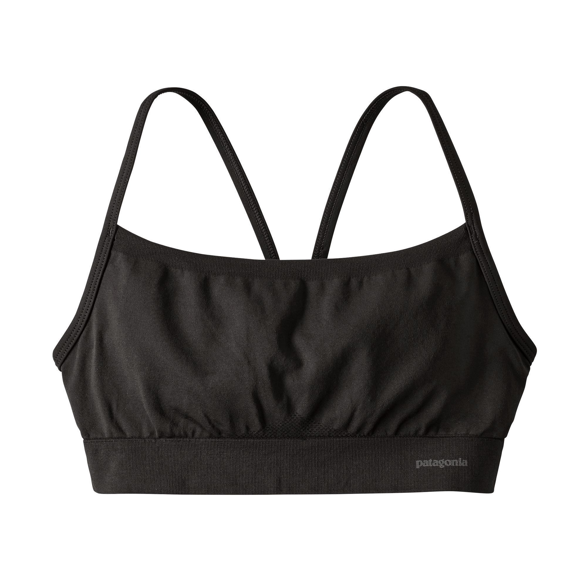 Patagonia Women's Active Mesh Sports Bra - Recycled Polyester, Black / XS