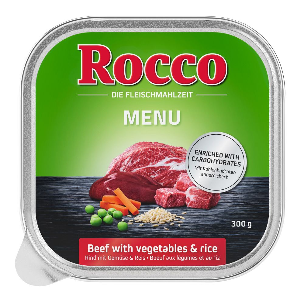 Rocco Menu Trays 9 x 300g - Menu Mix 1: Beef, Poultry, Lamb