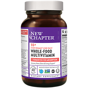 Every Woman's One Daily Multivitamin for Women 55+ - Whole-Food Complex (48 Vegetarian Tablets)