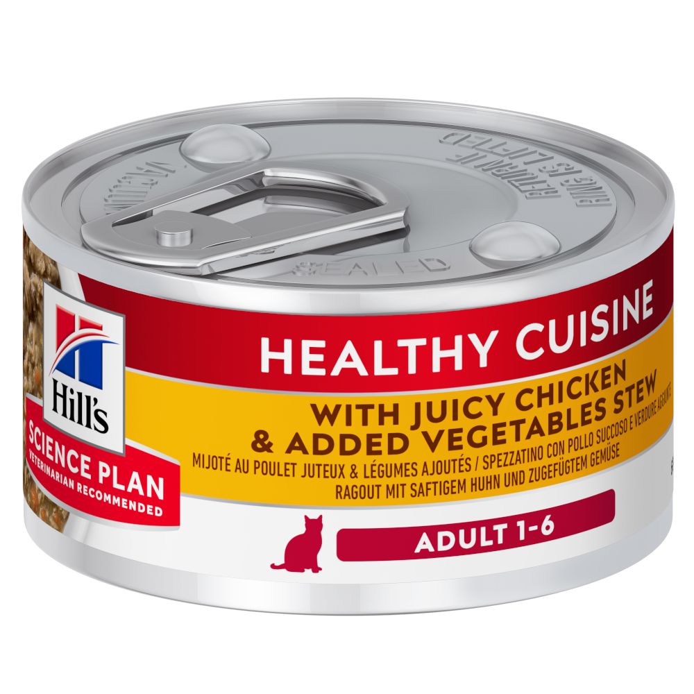 Hill's Science Plan Adult Healthy Cuisine - Chicken and Vegetable Stew - Saver Pack: 24 x 79g