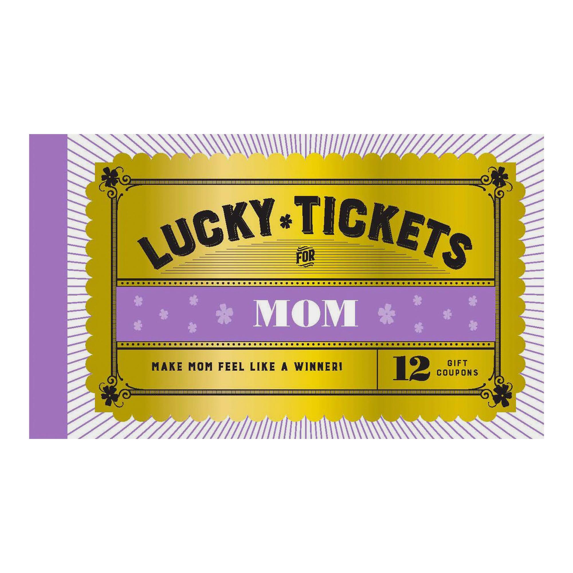 Lucky Tickets For Mom Gift Coupon Book: Yellow - Paper by World Market