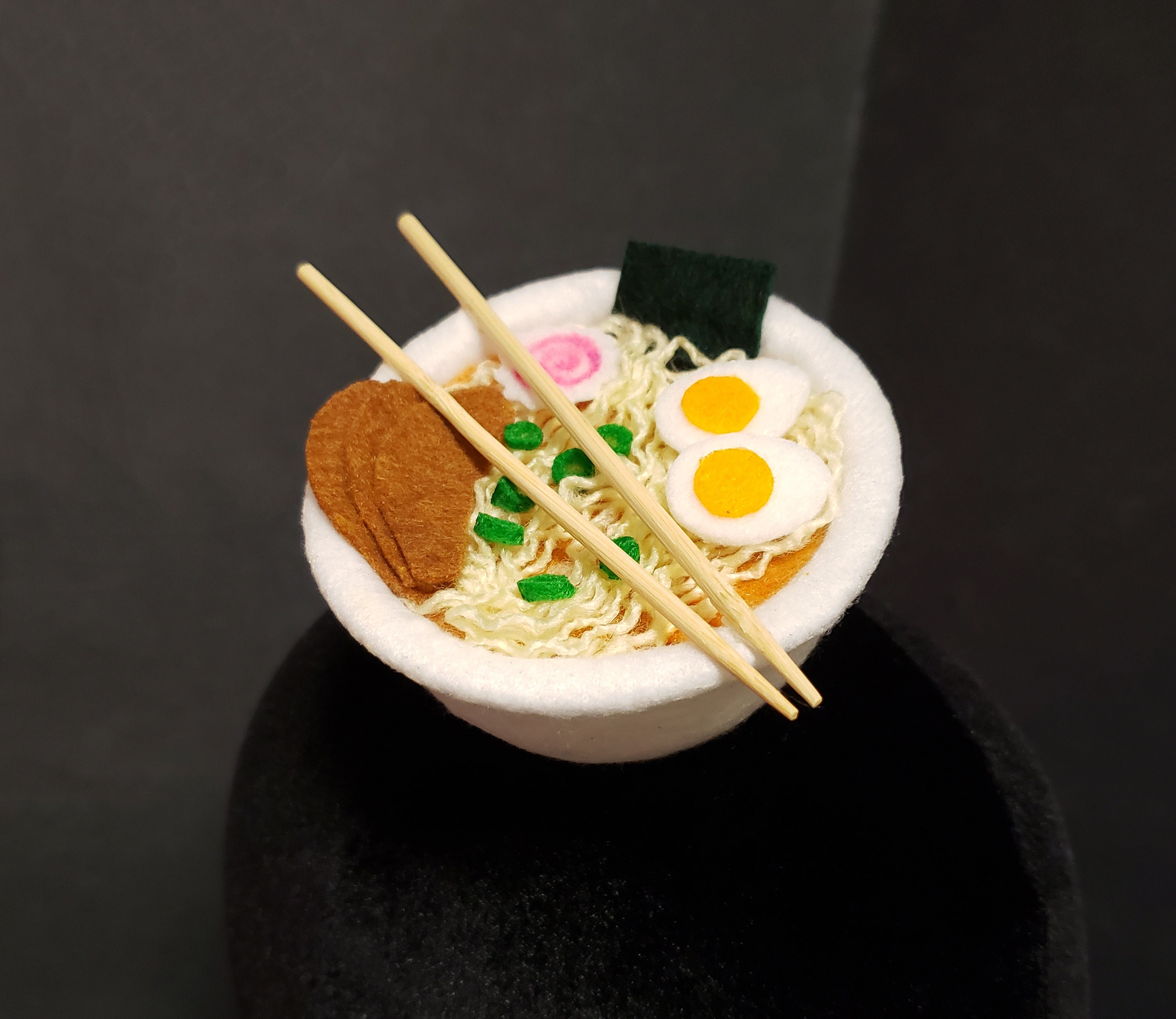 Ultra Mini Kawaii Hot Ramen Bowl Fascinator, Ornament, Or Desk Decor ~ Made To Order