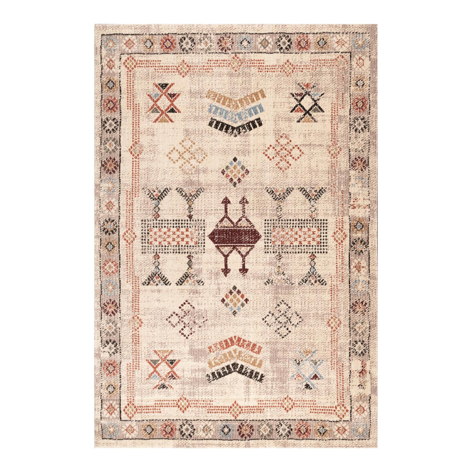Beige Vintage Style Abby Area Rug by World Market