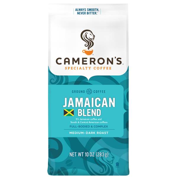 Cameron's Coffee Jamaica Blue Mountain Blend Medium Dark Roast