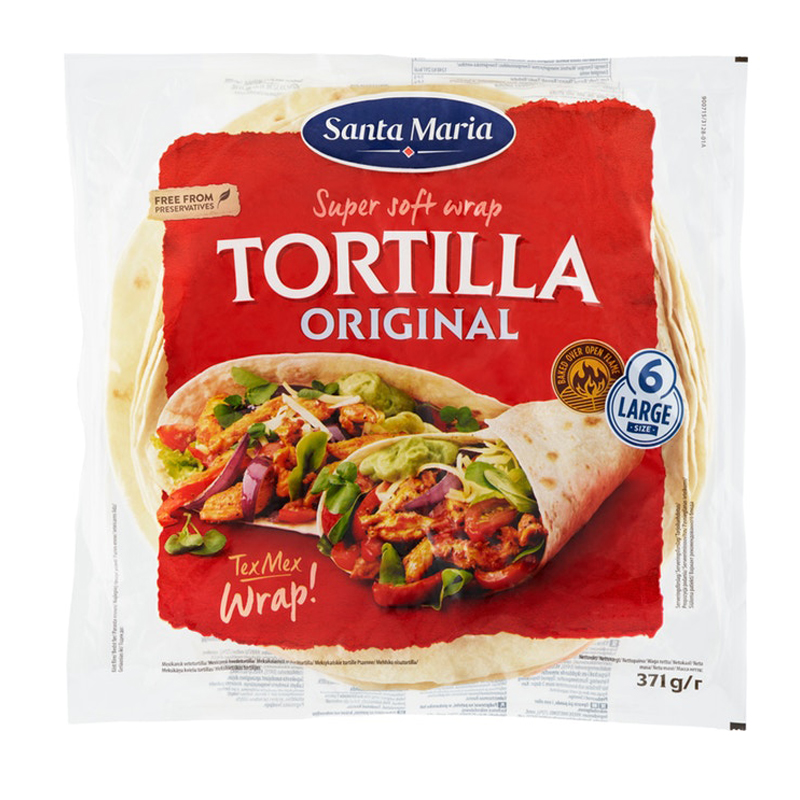 Tortilla Original Large 6-pack - 25% rabatt