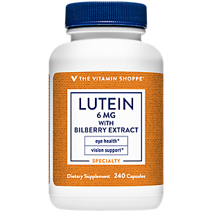 Lutein with Bilberry - Supports Vision & Eye Health (240 Capsules)