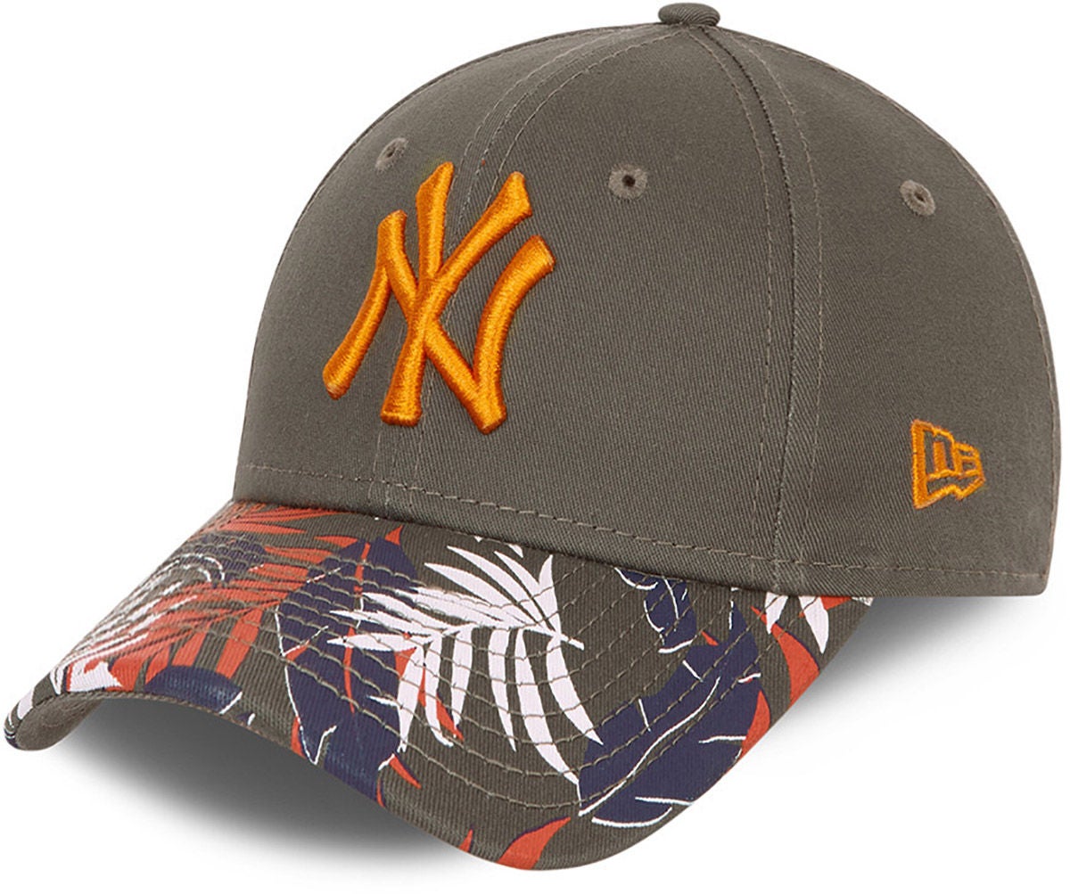 New Era NYY Floral 9Forty Kappe, Olive, 4-6 Jahre