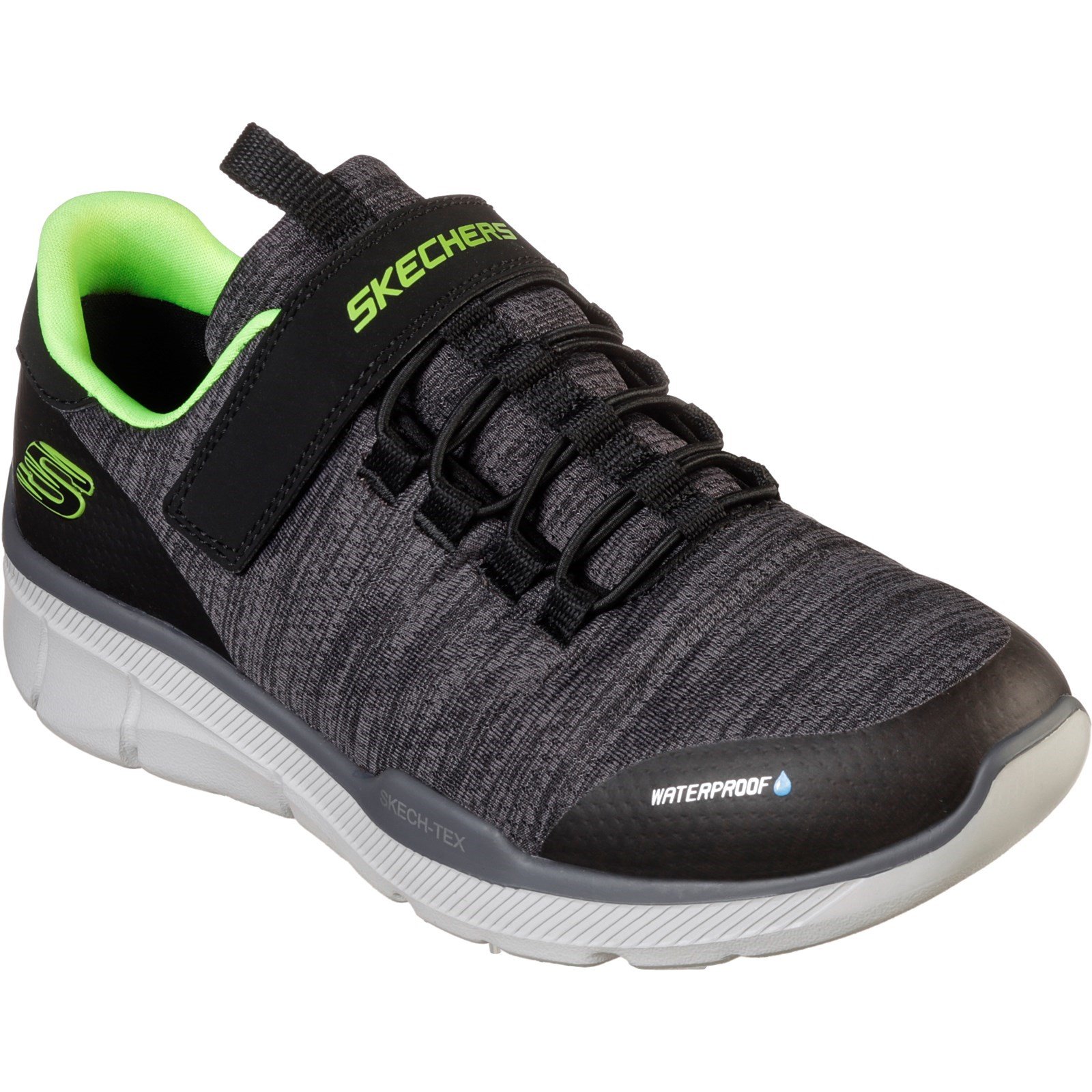 Skechers Unisex Equalizer 3.0 Aquablast Trainer Black 28533 - Black/Charcoal 13.5