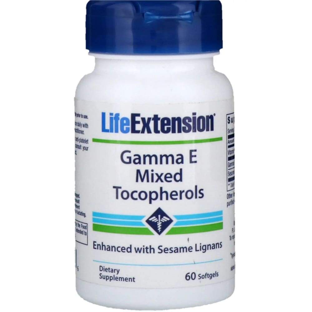 Gamma E Mixed Tocopherols - 60 softgels