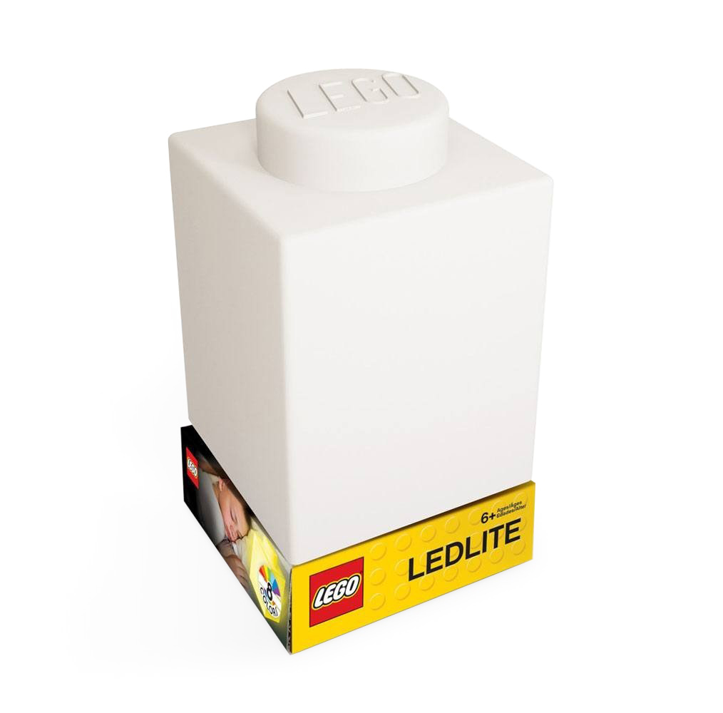 LEGO - Silicone Brick - Night Light w/LED - White