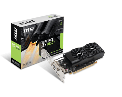 Graphics Card Gears 1050 Ti Gigabyte GV-N105TD5-4GD GeForce GTX