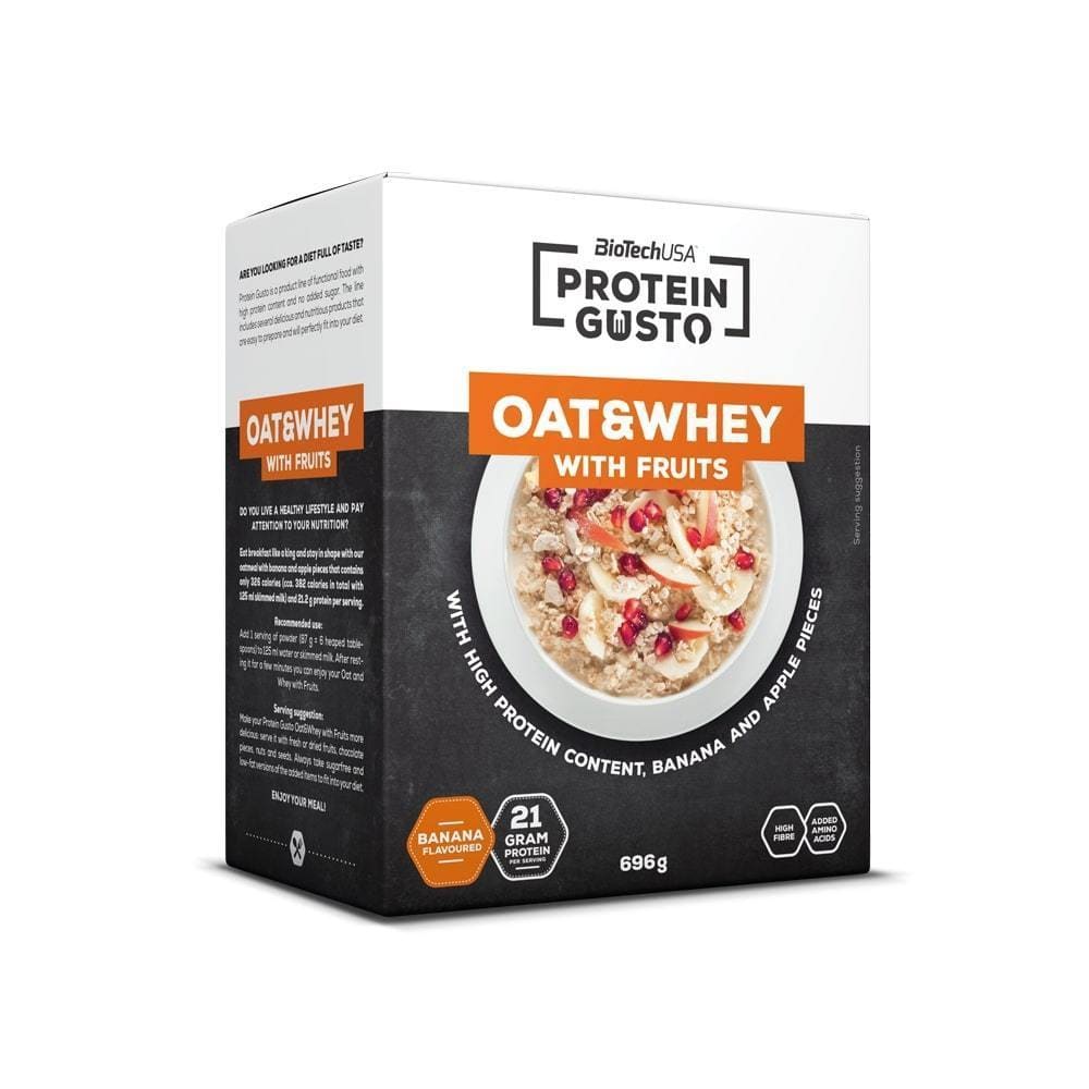 Oat & Whey with Fruits, Banana - 696 grams
