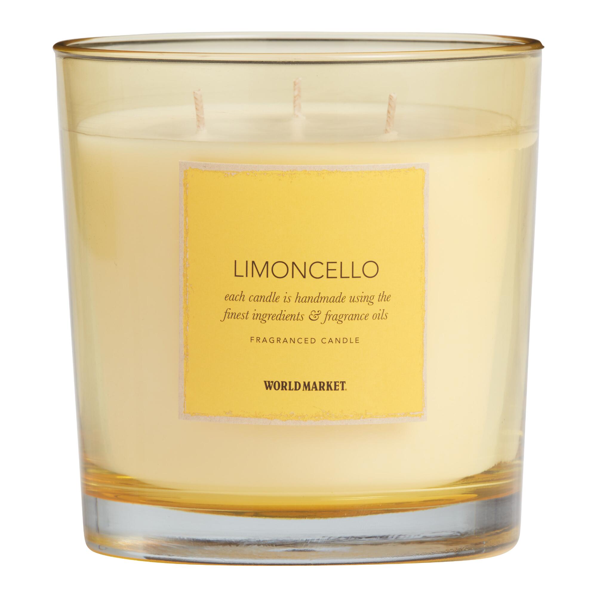 Limoncello Scented Candle: Yellow - Scented Wax by World Market