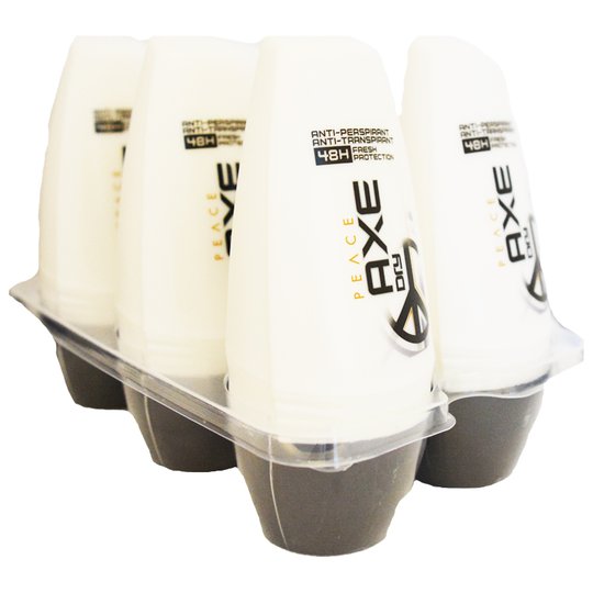 Laatikollinen Roll-on -deodorantteja "Peace" 6 x 50 ml - 44% alennus