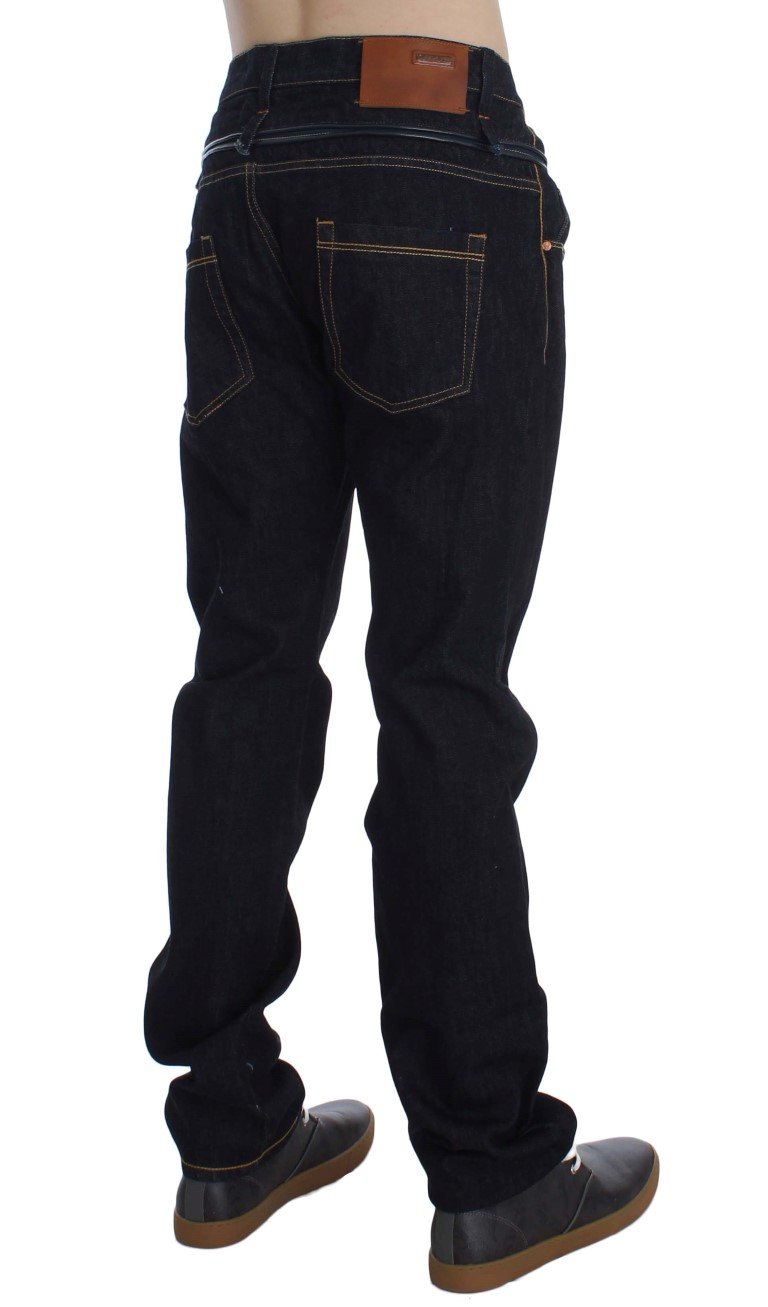Acht Men's Cotton Regular Straight Fit Jeans Blue SIG30483 - W34