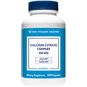 Calcium Citrate Complex - Bone & Teeth Health - 250 MG (300 Capsules)