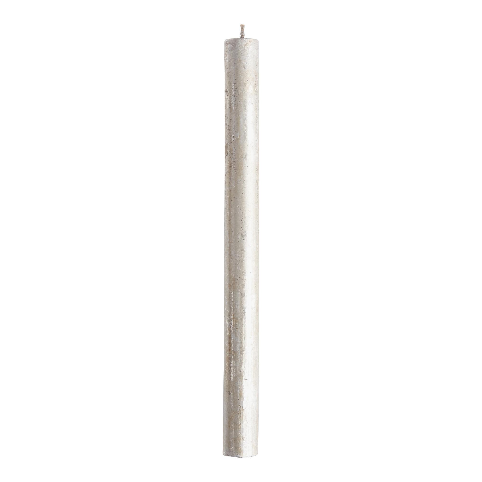 Silver And Gold Mercury Taper Candles 2 Pack by World Market
