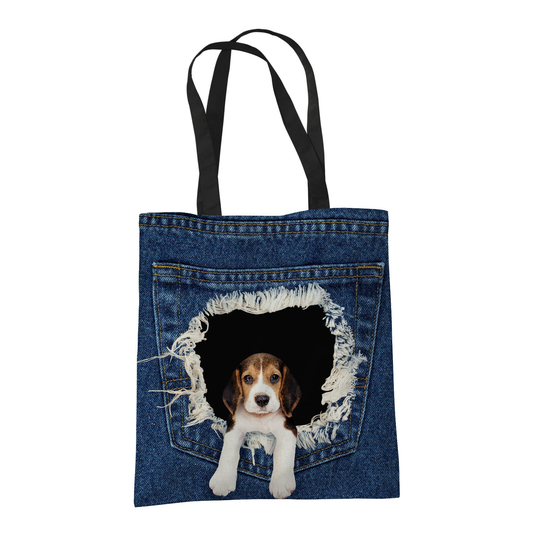 Buy Beagle Dog Gifts For Lovers Owners Reusable Shopper Shoulder